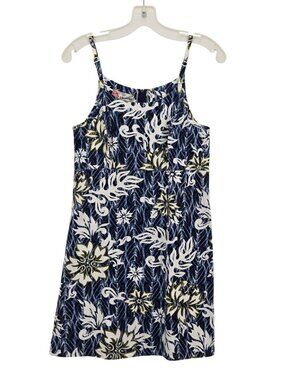Vintage Hilo Hattie Hawaiian Sundress XS Cotton Dress Tropical Floral Beach Y2K